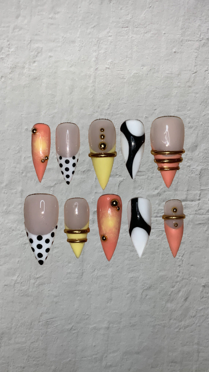 Medium Press on Nails