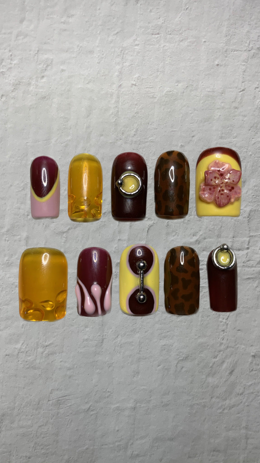 Large Press On Nails