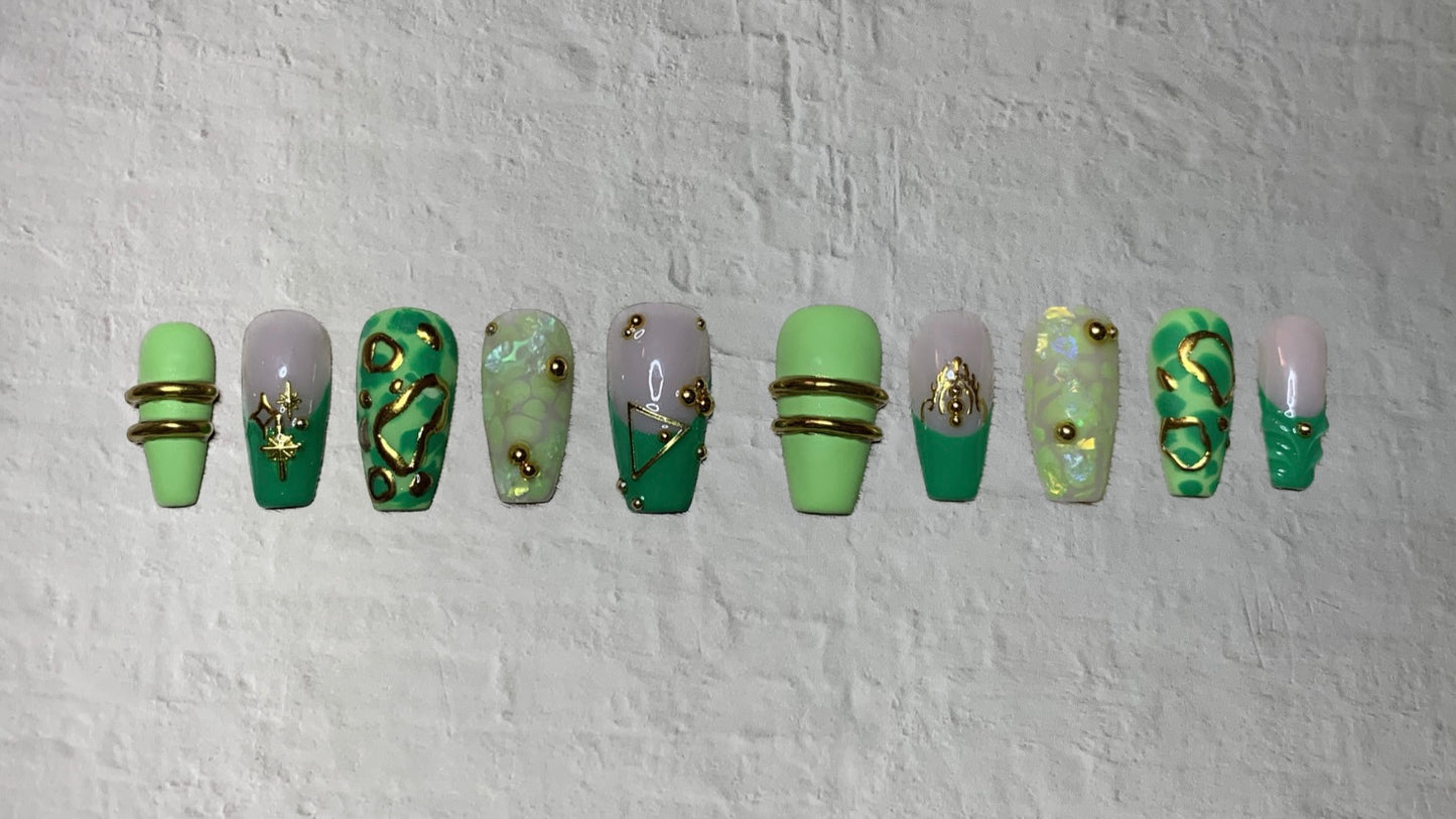 Large Press on Nails